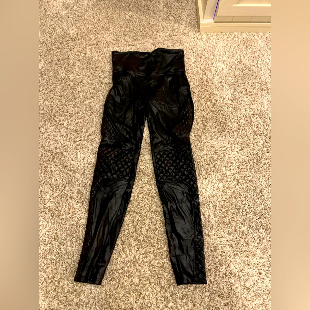 Spanx Quilted Faux Leather
